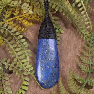 Lapis Lazuli Medium Roimata Pendant (BX854)