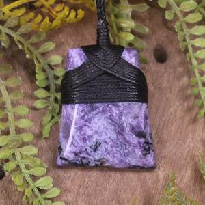 Charoite Small Toki Pendant (CA808)