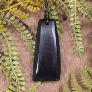 Blue Tigers Eye Small Toki Pendant (CA721)