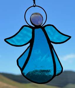 Individual: Stained Glass Coloured Angel