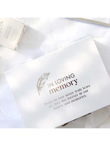 Individual: Splosh In Loving Memory Keepsafe Box