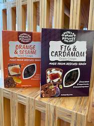 Baking: Upcycled Grain Crackers