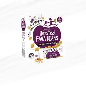 Healthy Snacks: Happy Snack - Fava Beans Sea Salt and Balsamic Vinegar -  150g