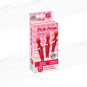 Pest Control: Mr Pink Push On Pegs 24pack