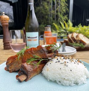 BBQ baby back pork ribs