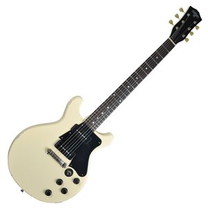 Electric Guitars: Maybach Lester Jr Double Cut Special Vintage White Aged