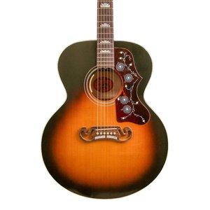 Acoustic Guitars: Used – 2021 Gibson Custom Noel Gallagher J-150 Vintage Sunburst w/Case