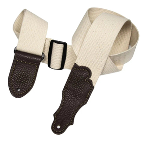 Franklin – 2″ Natural Cotton / Chocolate End Tab