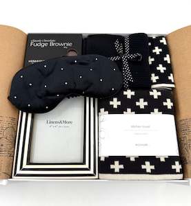 The Corporate Hamper: The Black & White Box with Photo Frame