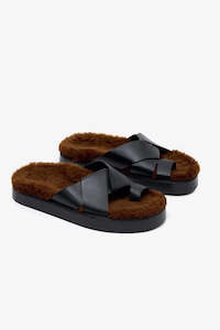 Herman Sandal - Black/Chocolate