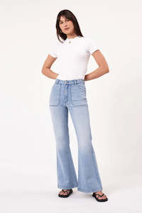 Womens Rollas: East Coast Flare | Faded Blue