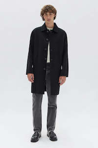 Dalton Wool Coat | Black