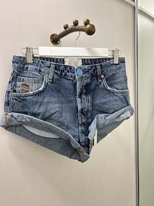 Bandits Low Waist Denim Short | Blue Thunder