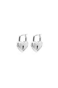STOLEN GIRLFRIENDS CLUB Love Locket Earrings | Silver