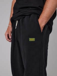 Sale: JUST ANOTHER FISHERMAN Stewart Trackpants | Black