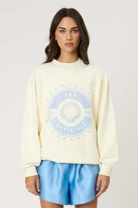 Women S Knits Jerseys: REMAIN Beach Bound Crew | Bone