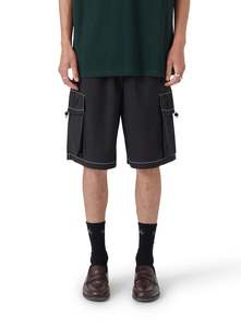 Men S Bottoms: BARNEY COOLS Parachute Short | Black