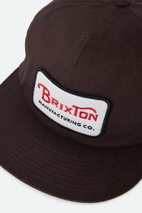 BRIXTON Grade Snapback | Pinecone Brown