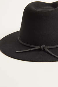 Brixton: BRIXTON Wesley Fedora | Black