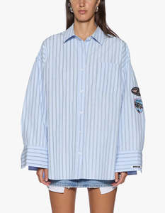 KSUBI Astra L/S Shirt | Blue Stripe