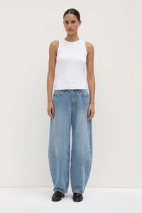 ASSEMBLY LABEL Nika Rib Tank | White