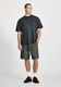 COMMONERS Linen Blend Studio Short | Fog