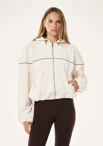 Womens Outerwear: P.E NATION Vertex Jacket | Whisper White