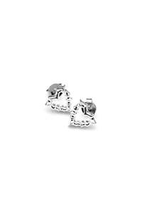 Stolen Girlfriends Club Womens: STOLEN GIRLFRIENDS CLUB Jagged Heart Studs | Silver