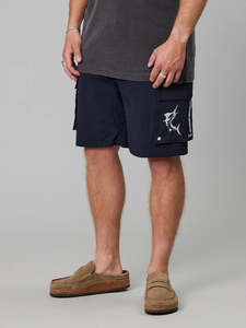 Just Another Fisherman: J.A.F Tech Cargo Shorts | Navy