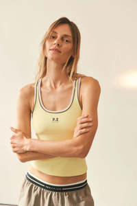 New Womens: P.E Nation Nexus Rib Tank | Lemonade