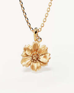 Accessories 1: BY CHARLOTTE Cosmos Birth Flower Necklace | October