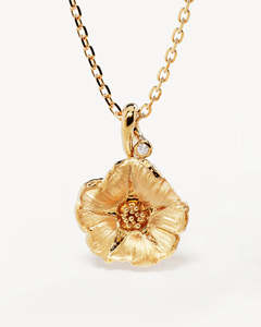 Accessories 1: BY CHARLOTTE Morning Glory Birth Flower Necklace | September