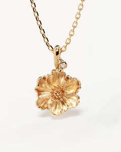 Accessories 1: BY CHARLOTTE Birth Flower Necklace | Poppy August