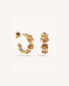 BY CHARLOTTE Bloom With Grace Hoops | Gold