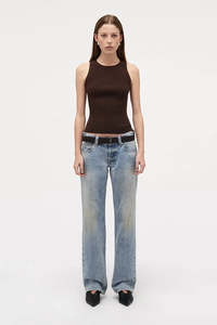 Neuw: NEUW Jonesy Singlet PM | Espresso