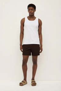 Men S Bottoms: ASSEMBLY LABEL Seth Swim Short | Ganache