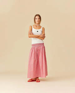 RUBY Anastasia Skirt | Red Aqua