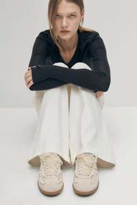 ALOHAS Tb.490 Crochet Cream Leather Sneaker