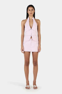 Ownley: OWNLEY Nikita Studded Micro Skort