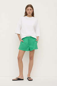 Womens Assembly Label: ASSEMBLY LABEL Everyday Poplin Short | Bright Green