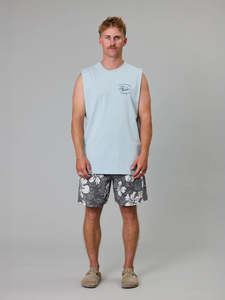 Just Another Fisherman: JAF Aloha Volley Shorts | Black Palms