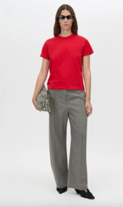 New Womens: CAMILLA Rosa Monogram Neat Fit Tee | Poppy Red