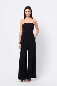 Dresses: MOSSMAN Midnight Hour Jumpsuit | Black