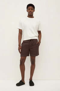 Men S Tops Shirts: ASSEMBLY LABEL Tide Linen Short | Ganache