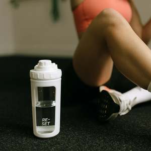 Mens Accessories: RE-SET Remix Glass Shaker | White