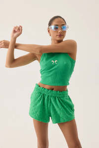 New Womens: ARAMINTA JAMES Dolphine Tank | Tropical Green