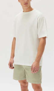 ASSEMBLY LABEL Knox Organic Oversized Tee | Antique White