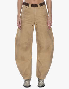 Womens Ksubi: KSUBI Barrel Jean Carpenter | Sierra Tan