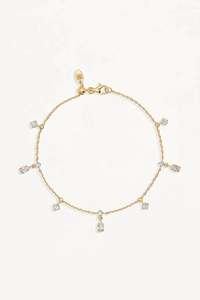 New Womens: BY CHARLOTTE No Rain, No Flowers Bracelet | Gold