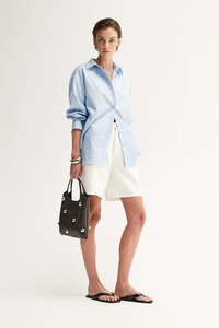 New Womens: ELKA COLLECTIVE Carter Shirt | Light Blue